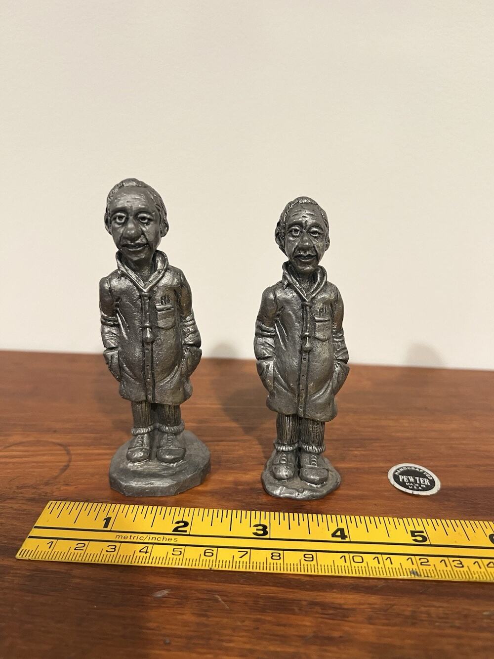 1975 Ricker Bartlett Metal Pewter Doctor Physician w/ Stethoscope Figurines